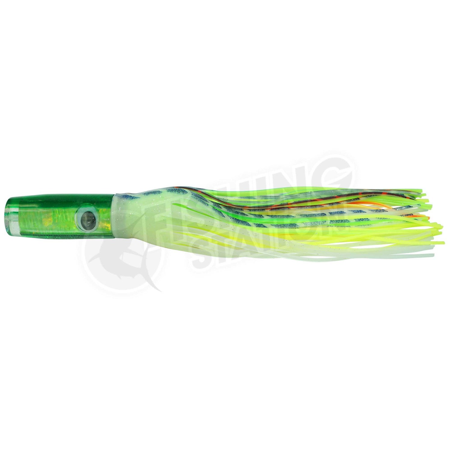 Marlin Magic Large Hard Head-Lure - Skirted Trolling-Marlin Magic-Green/Yellow-Fishing Station