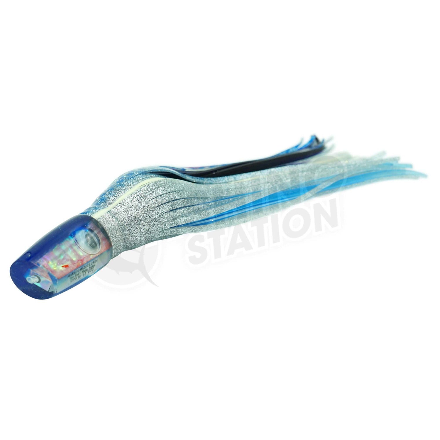 Marlin Magic Lil' Dog-Lure - Skirted Trolling-Marlin Magic-Black Red Eye-Fishing Station