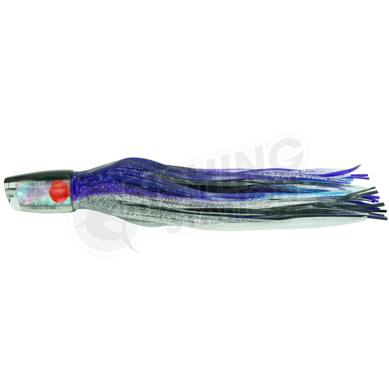 Marlin Magic Lil' Dog-Lure - Skirted Trolling-Marlin Magic-Black Red Eye-Fishing Station