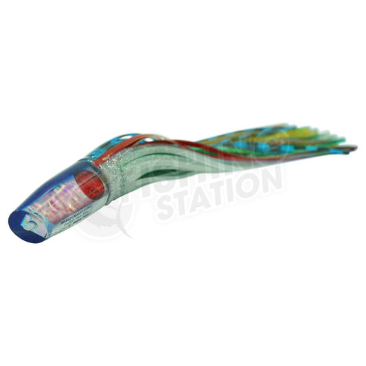 Marlin Magic Medium Plunger-Lure - Skirted Trolling-Marlin Magic-Blue Red Eye-Fishing Station