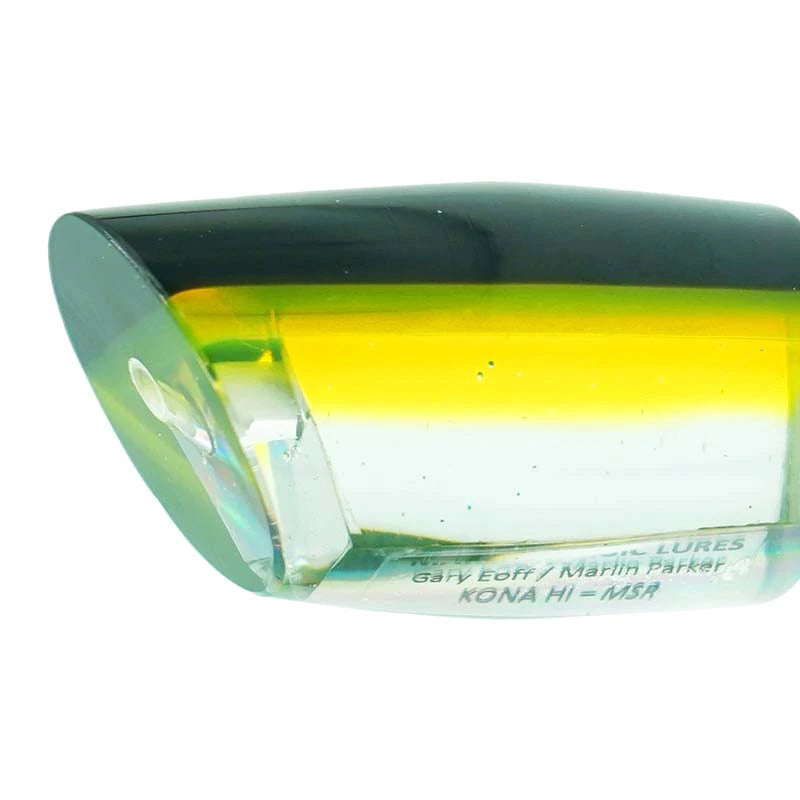 Marlin Magic Medium Straight Runner MSR-Lure - Skirted Trolling-Marlin Magic-Black Yellow-Fishing Station