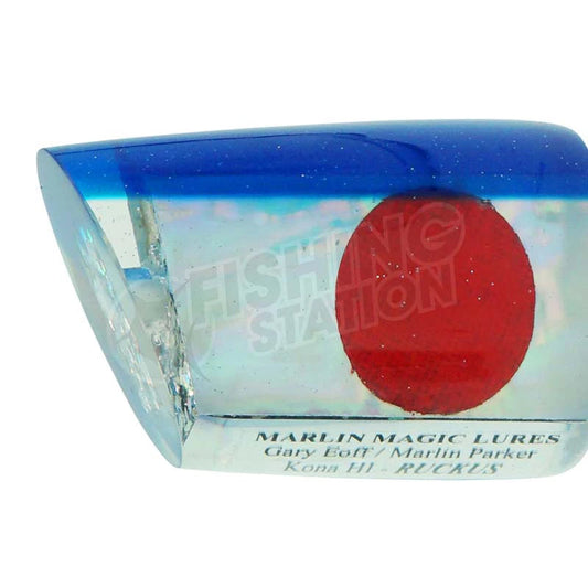 Marlin Magic Ruckus-Lure - Skirted Trolling-Marlin Magic-Blue/Red Eye-Fishing Station