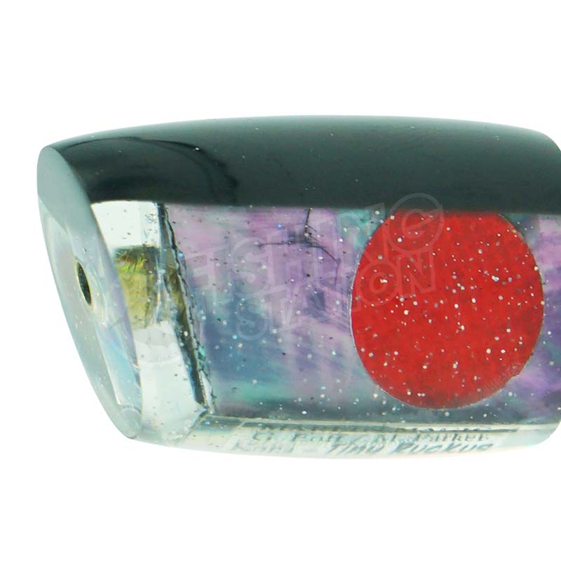 Marlin Magic Tiny Ruckus-Lure - Skirted Trolling-Marlin Magic-Black Red Eye Head-Fishing Station