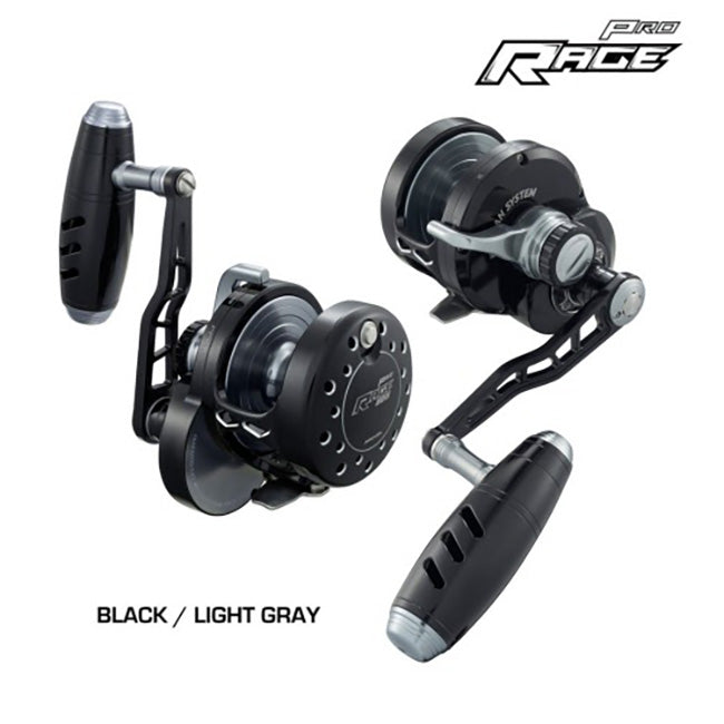 Maxel Rage Pro Overhead Reel-Reels - Overhead-Maxel-90 Matte Black/Lt Grey-Fishing Station