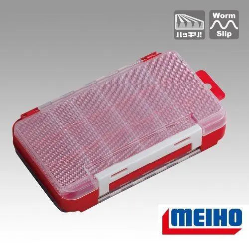 Meiho Run Gun Plastic Utility Case-Tackle Boxes & Bags-Meiho-1010W-1 Red-Fishing Station