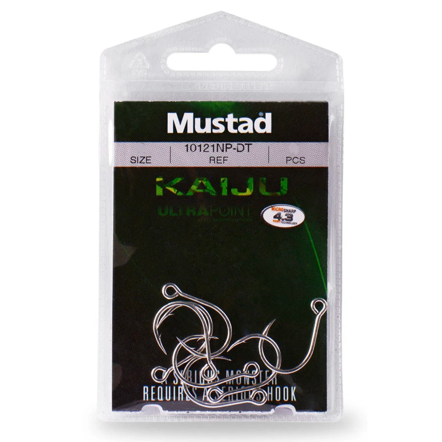 Mustad 10121NP-DT Kaiju Inline Single Hook-Hooks - Single-Mustad-Size 8 (10pc)-Fishing Station