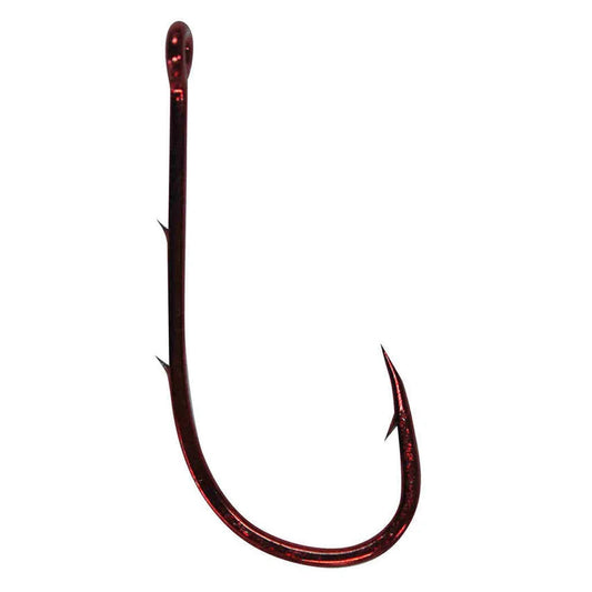 Mustad 92668NPNR Red Baitholder Hook - Pre Pack-Hooks - Single-Mustad-Size 4-Fishing Station