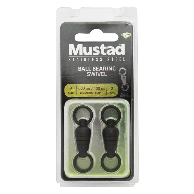 Mustad Stainless Steel Ball Bearing Swivel-Terminal Tackle - Swivels & Snaps-Mustad-2 - (2pc)-Fishing Station