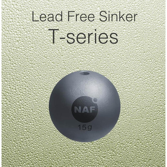 NAF Tackle Lead Free Sinker T Series-Terminal Tackle - Sinkers-NAF Tackle-10g - qty6-Fishing Station