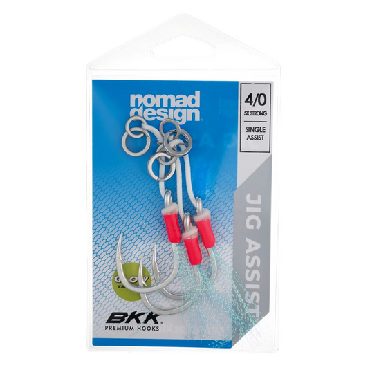 Nomad Design Jig Assist Hooks - Single 5X Strong Pink
