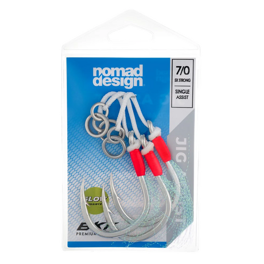 Nomad Design Jig Assist Hooks - Single 5X Strong Pink