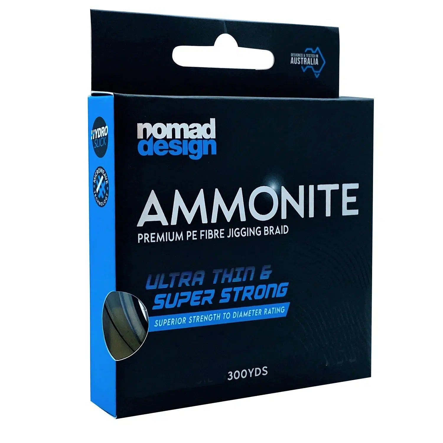 Nomad Ammonite Multicolour Jigging Braid 300yd-Line - Braid-Nomad-PE2-Fishing Station