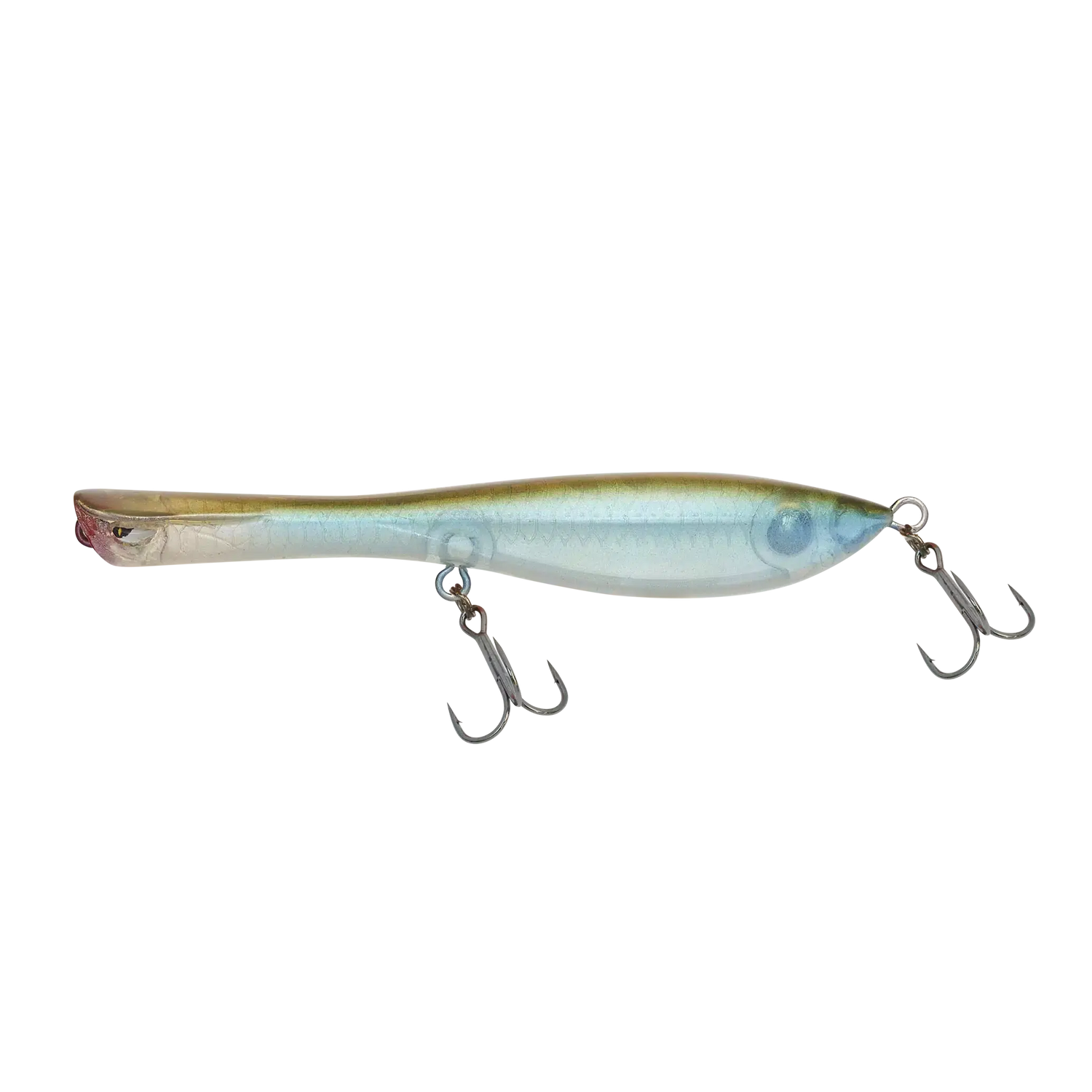 Nomad Dartwing Floating Popper-Lure - Poppers, Stickbaits & Pencils-Nomad-70mm-Aqua Ghost-Fishing Station