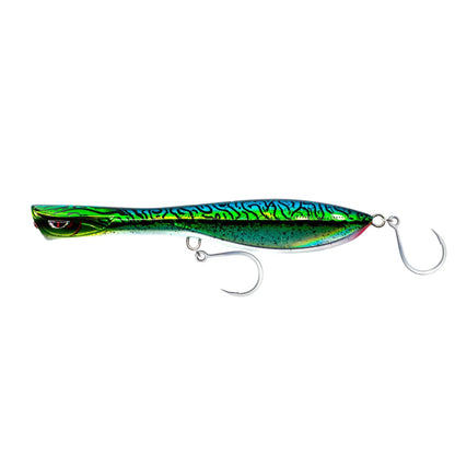 Nomad Dartwing Popper 165mm-Lure - Poppers, Stickbaits & Pencils-Nomad-Silver Green Mackerel-Fishing Station