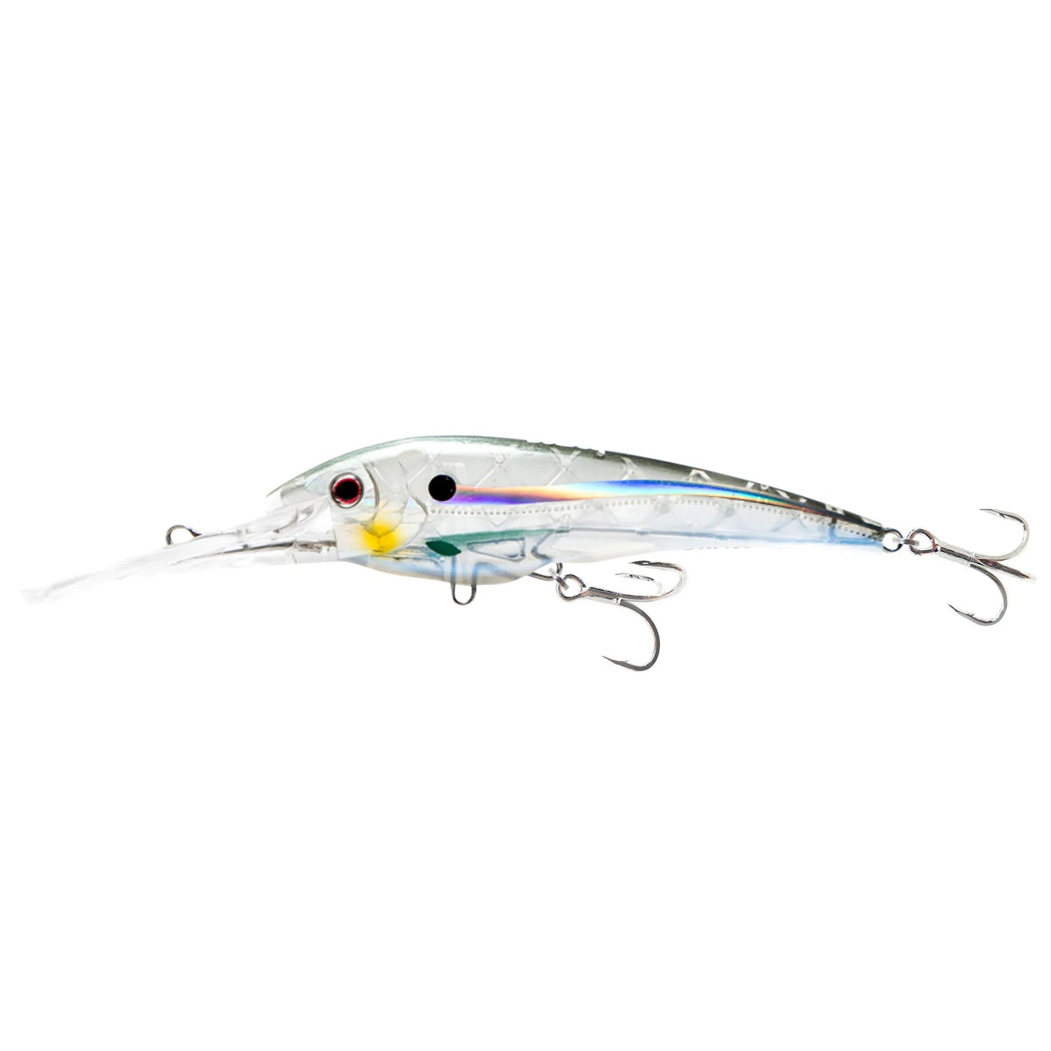 Nomad Design DTX Minnow Floating-Lure - Hardbody-Nomad-100mm-Holo Ghost Shad-Fishing Station