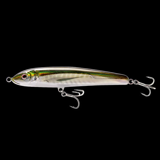 Nomad Design Riptide Floating Stickbait Lure-Lure - Poppers, Stickbaits & Pencils-Nomad-Olive Back Shad-125mm-Fishing Station