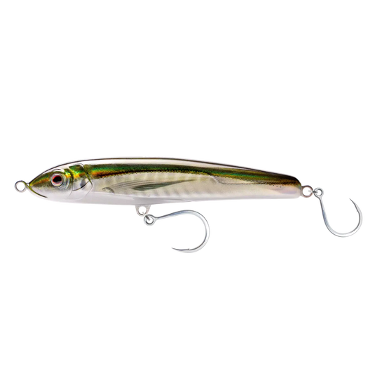 Nomad Design Riptide Floating Stickbait Lure-Lure - Poppers, Stickbaits & Pencils-Nomad-Olive Back Shad-155mm-Fishing Station