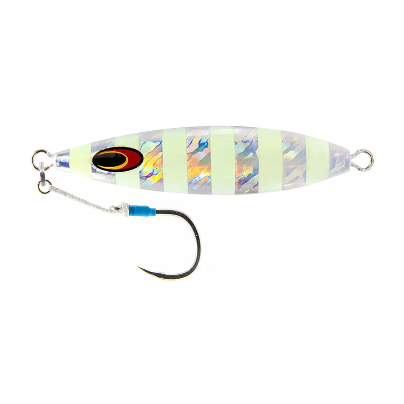 Load image into Gallery viewer, Nomad Gypsea Jig-Lure - Jig-Nomad-200g-Silver Glow Stripe-Fishing Station
