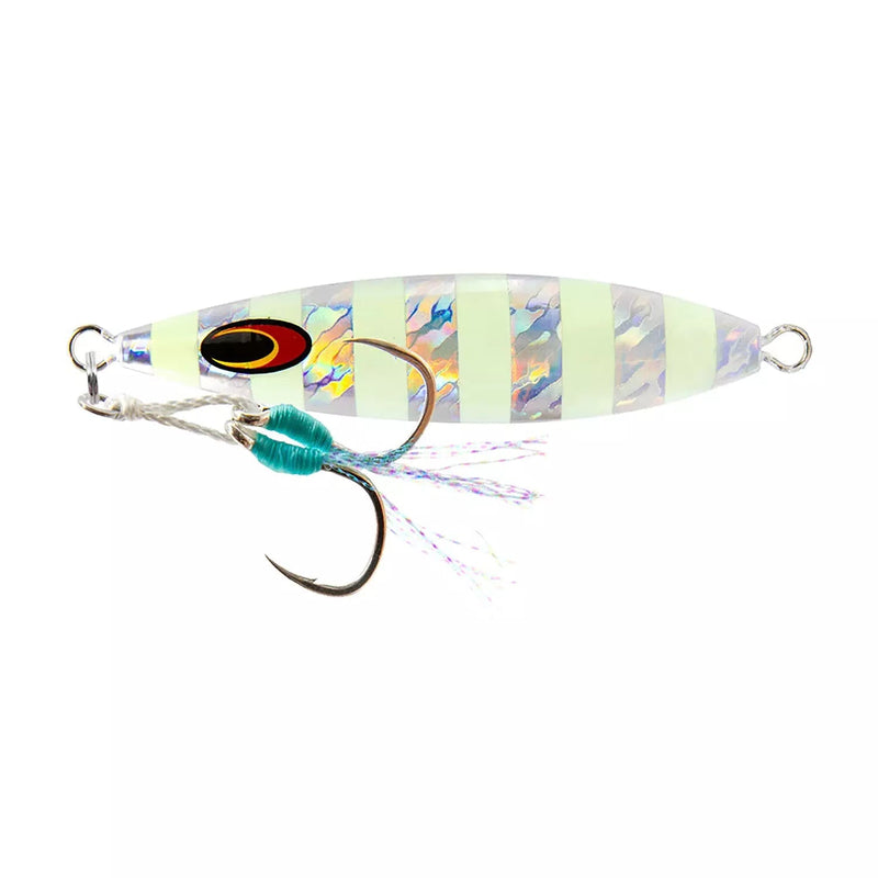 Load image into Gallery viewer, Nomad Gypsea Jig-Lure - Jig-Nomad-30g-Silver Glow Stripe-Fishing Station
