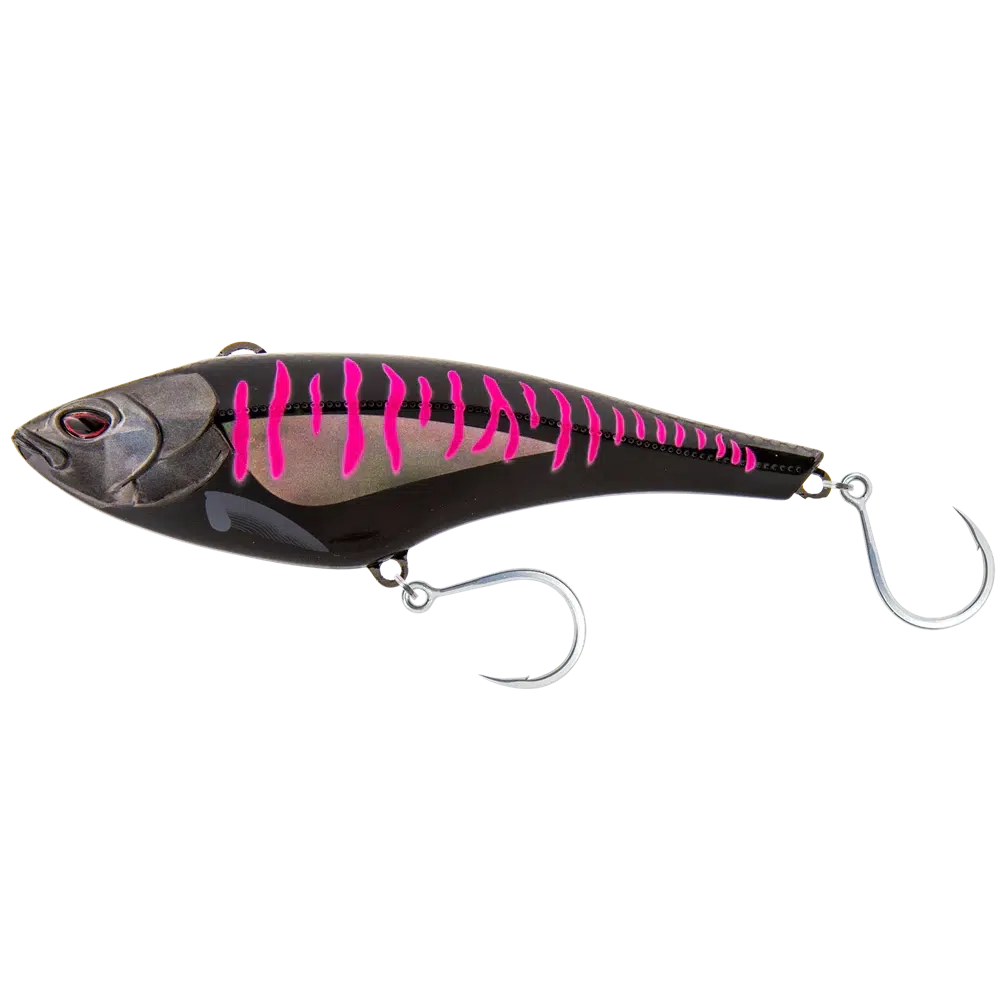 Nomad Madmacs Sinking High Speed Trolling Lure-Lure - Hardbody-Nomad-200mm-Black Pink Mackerel-Fishing Station