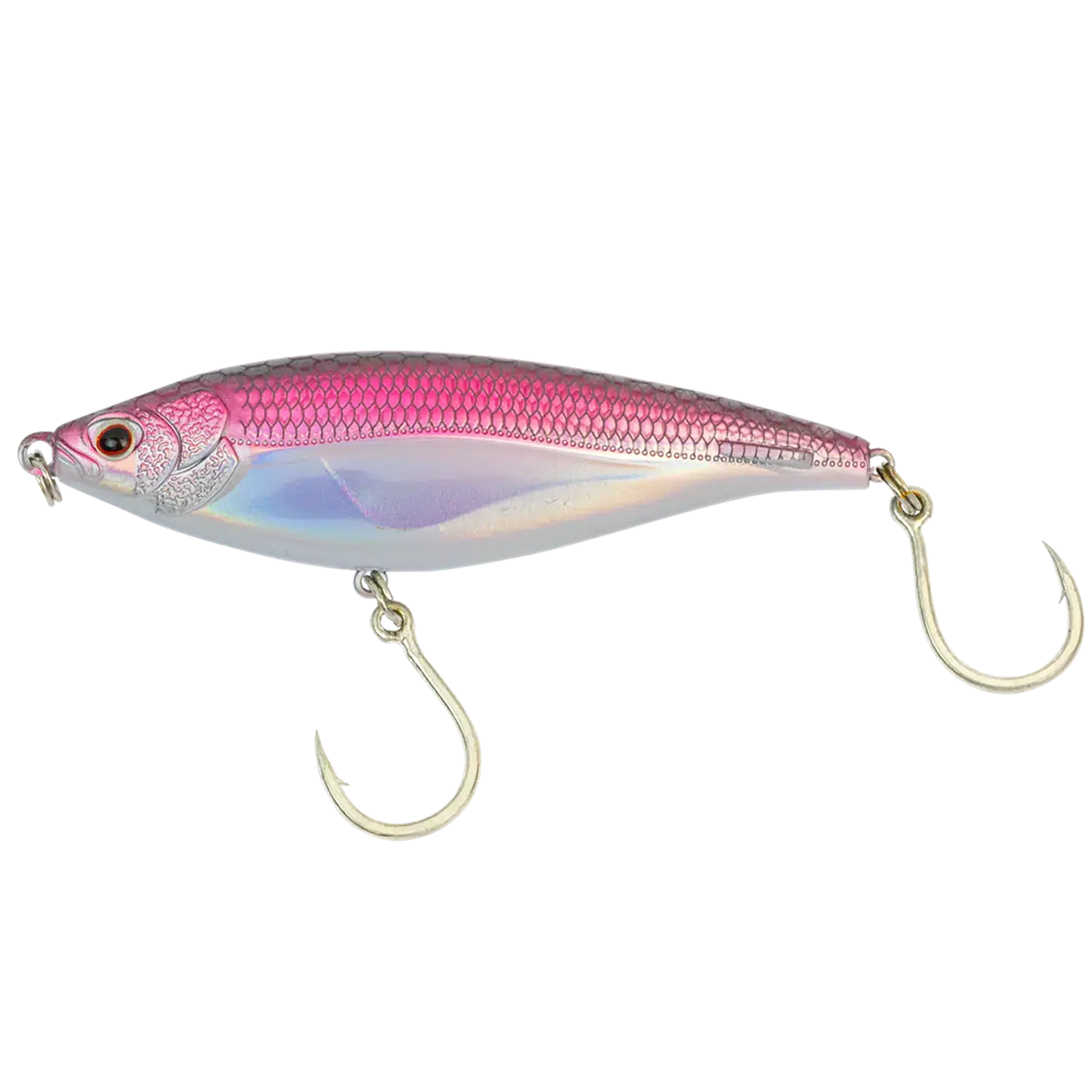 Nomad Madscad Auto Tune Slow Sink 90-Lure - Poppers, Stickbaits & Pencils-Nomad-Pink Chrome-Fishing Station