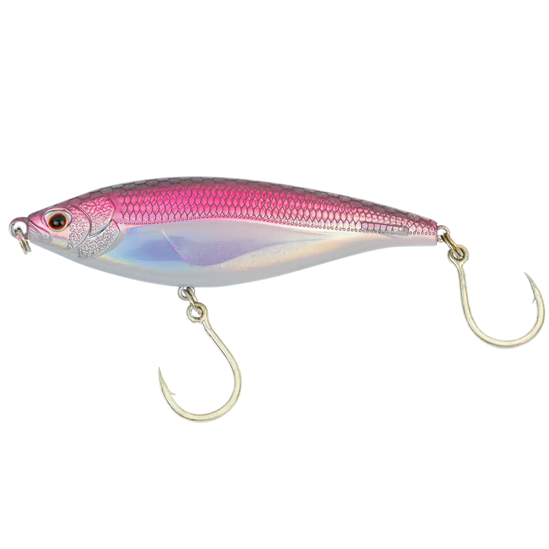 Load image into Gallery viewer, Nomad Madscad Auto Tune Slow Sink 90-Lure - Poppers, Stickbaits &amp; Pencils-Nomad-Pink Chrome-Fishing Station

