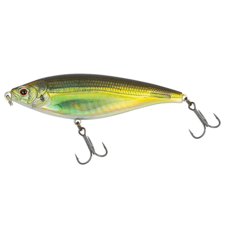 Load image into Gallery viewer, Nomad Madscad Auto Tune Slow Sink Light Tackle 65-Lure - Poppers, Stickbaits &amp; Pencils-Nomad-Olive Back Shad-Fishing Station
