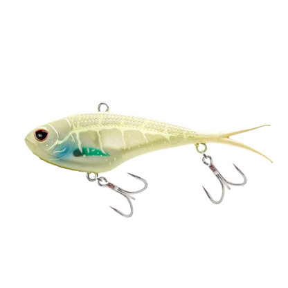 Nomad Vertrex Max Vibe-Lure - Blades & Vibe-Nomad-White Glow-95mm - 25g-Fishing Station