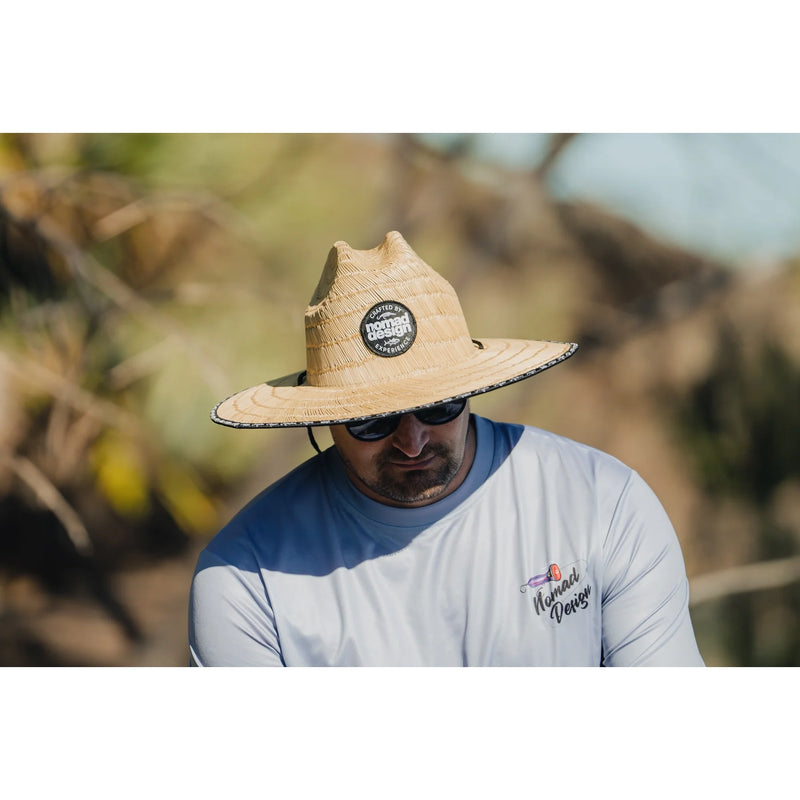 Load image into Gallery viewer, Nomad Unisex Fish Frenzy Straw Hat-Hats &amp; Headwear-Nomad-Fishing Station
