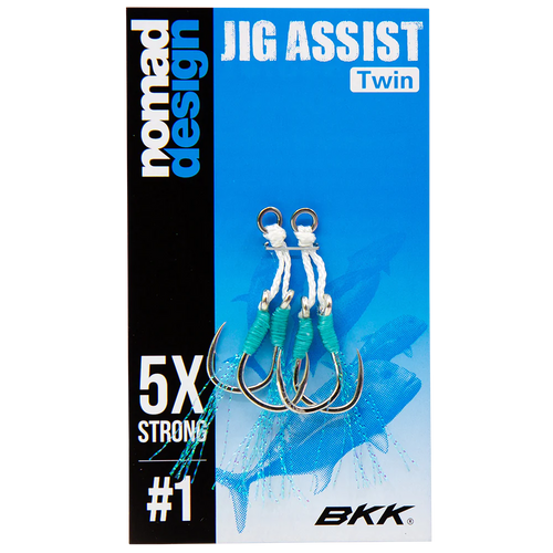 Nomad Design Rigged Jig Assist Hooks-Hooks - Assist-Nomad-Size 