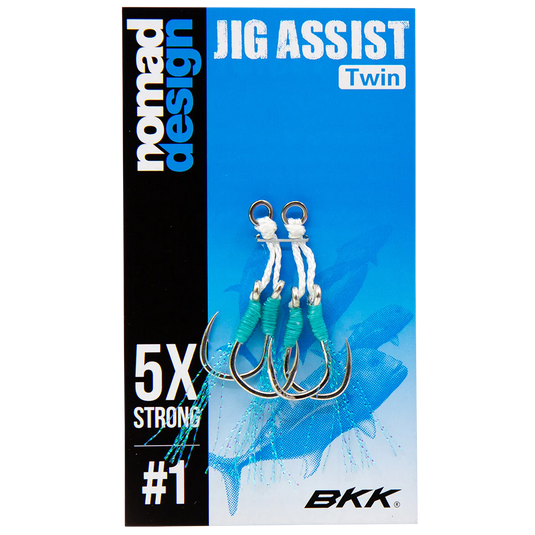 Nomad Design Rigged Jig Assist Hooks-Hooks - Assist-Nomad-Size 
