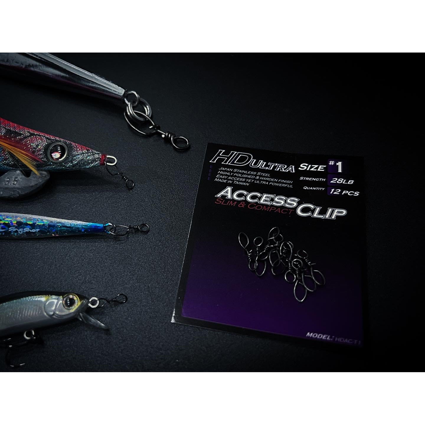 Ocean's Legacy Access Clip-Terminal Tackle - Swivels & Snaps-Ocean's Legacy-#0 13lb-Fishing Station