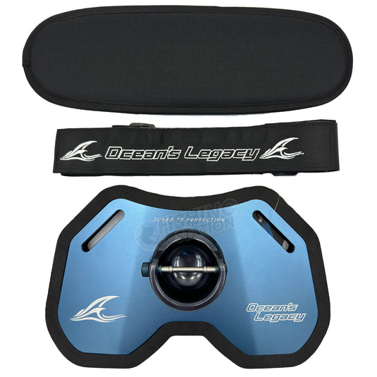 Ocean's Legacy Twin Bearing Pin Fighting Gimbal-Gimbals & Harnesses-Ocean's Legacy-Blue-Fishing Station