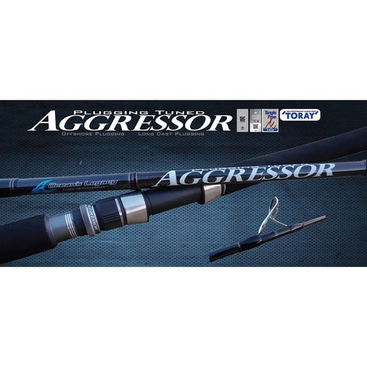 Ocean's Legacy Aggressor - Offshore Plugging Spin Rod-Rod-Ocean's Legacy-822H-Fishing Station