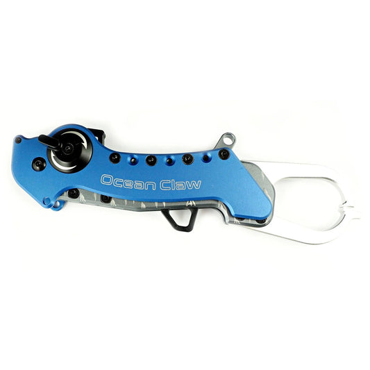 Ocean's Legacy Ocean Claw Compact Lip Grips-Tools - Fish Grippers-Ocean's Legacy-Blue/Silver-Fishing Station