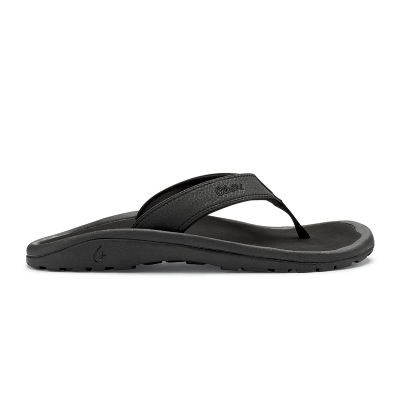 Load image into Gallery viewer, OluKai Ohana Mens Beach Sandals-Footwear-Olukai-Black-US 9-Fishing Station
