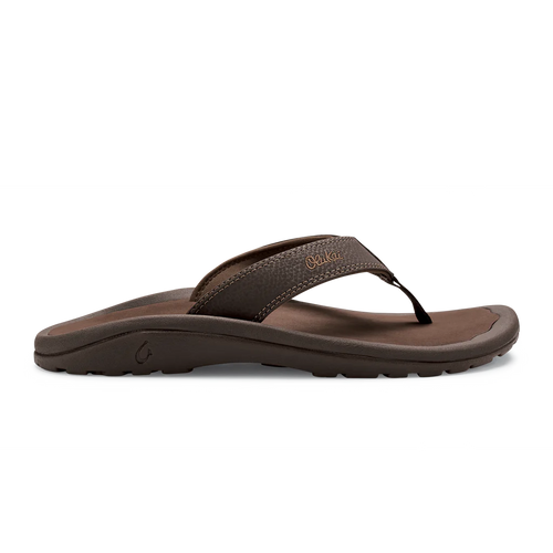 OluKai Ohana Mens Beach Sandals-Footwear-Olukai-Dark Java Ray-US 8-Fishing Station