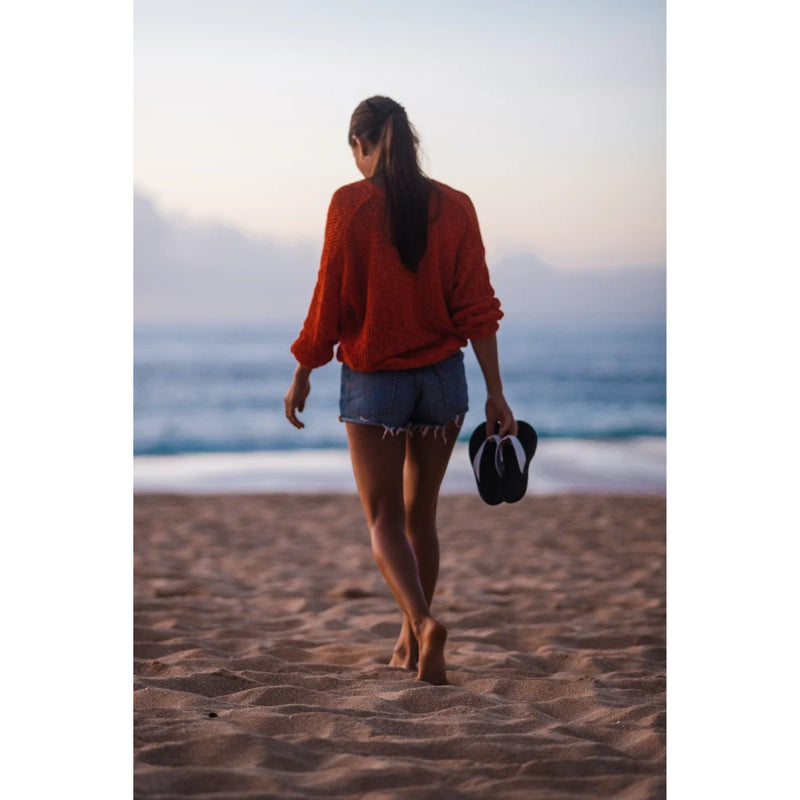Load image into Gallery viewer, OluKai Ohana Womens Beach Sandals-Footwear-Olukai-Black-US 7-Fishing Station
