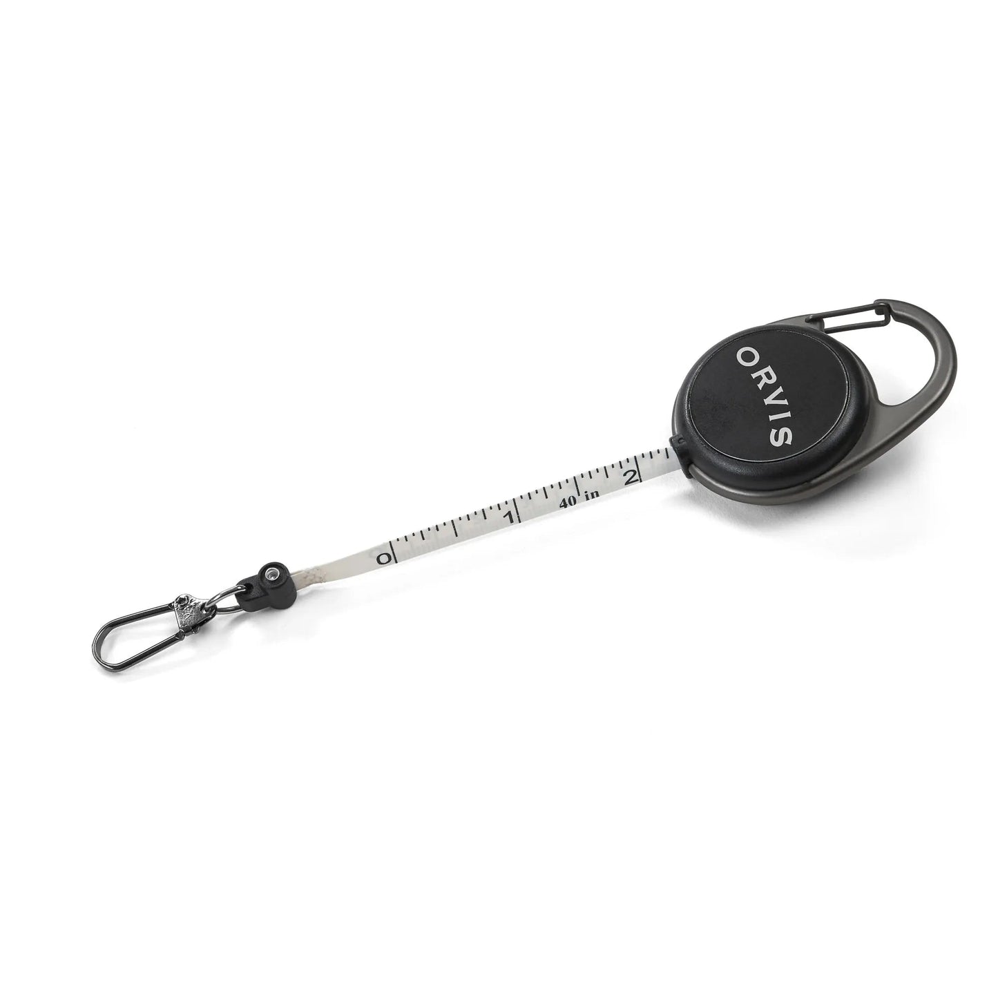 Orvis Black Nickel Carabiner Tape Measure-Fly Fishing - Fly Tools-Orvis Rod & Tackle-Fishing Station