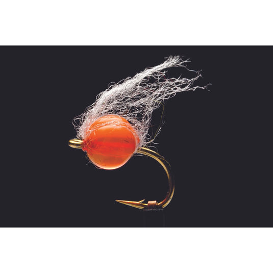 Otter's Soft Egg Tangerine Freshwater Fly-Lure - Freshwater Fly-Manic Tackle Project-