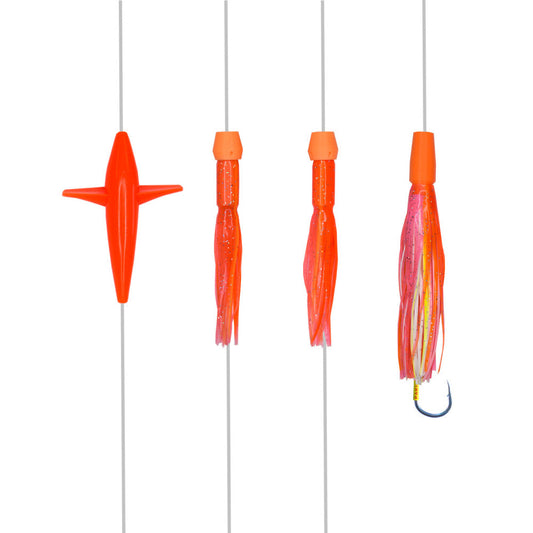 Pakula No Brainer Daisy Chain with Hooked Lure-Teasers-Pakula-Size 15 Brad J Lumo-Fishing Station