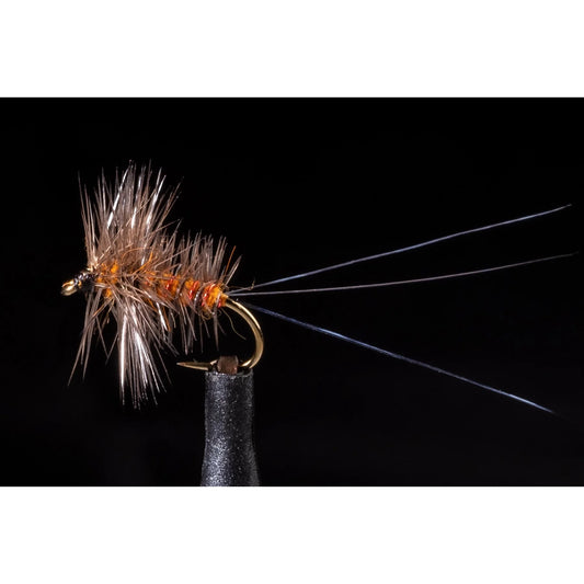 Palmered Spinner Orange Freshwater Fly-Lure - Freshwater Fly-Manic Tackle Project-#14-Fishing Station