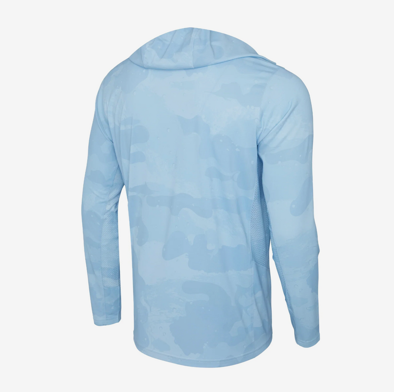 Load image into Gallery viewer, Pelagic Exo Tech Hooded Fishing Shirt - Brush Camo
