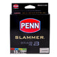 Penn Slammer Braid PEx8 Multicolour-Line - Braid-Penn-400m-15lb-Fishing Station