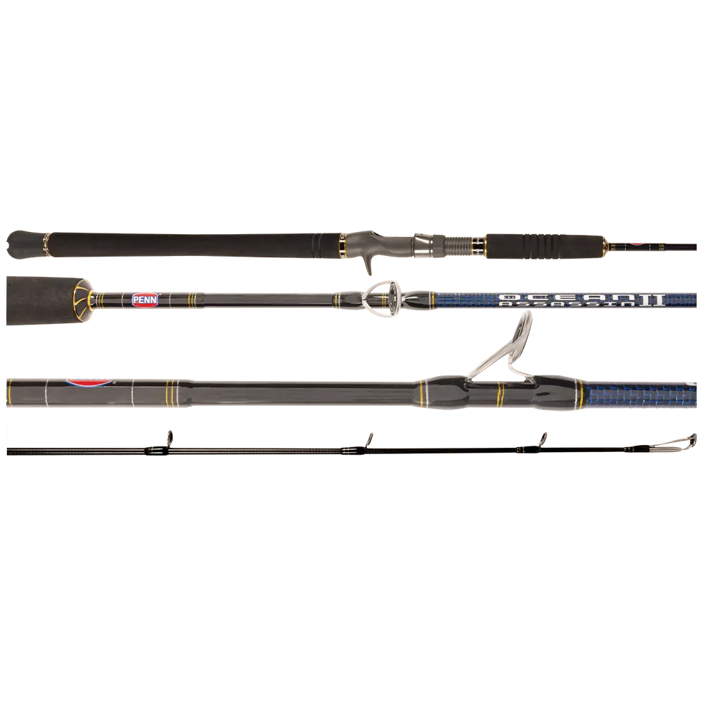Penn Ocean Assassin II Rod-Rod-Penn-Overhead-JOH621M-Fishing Station