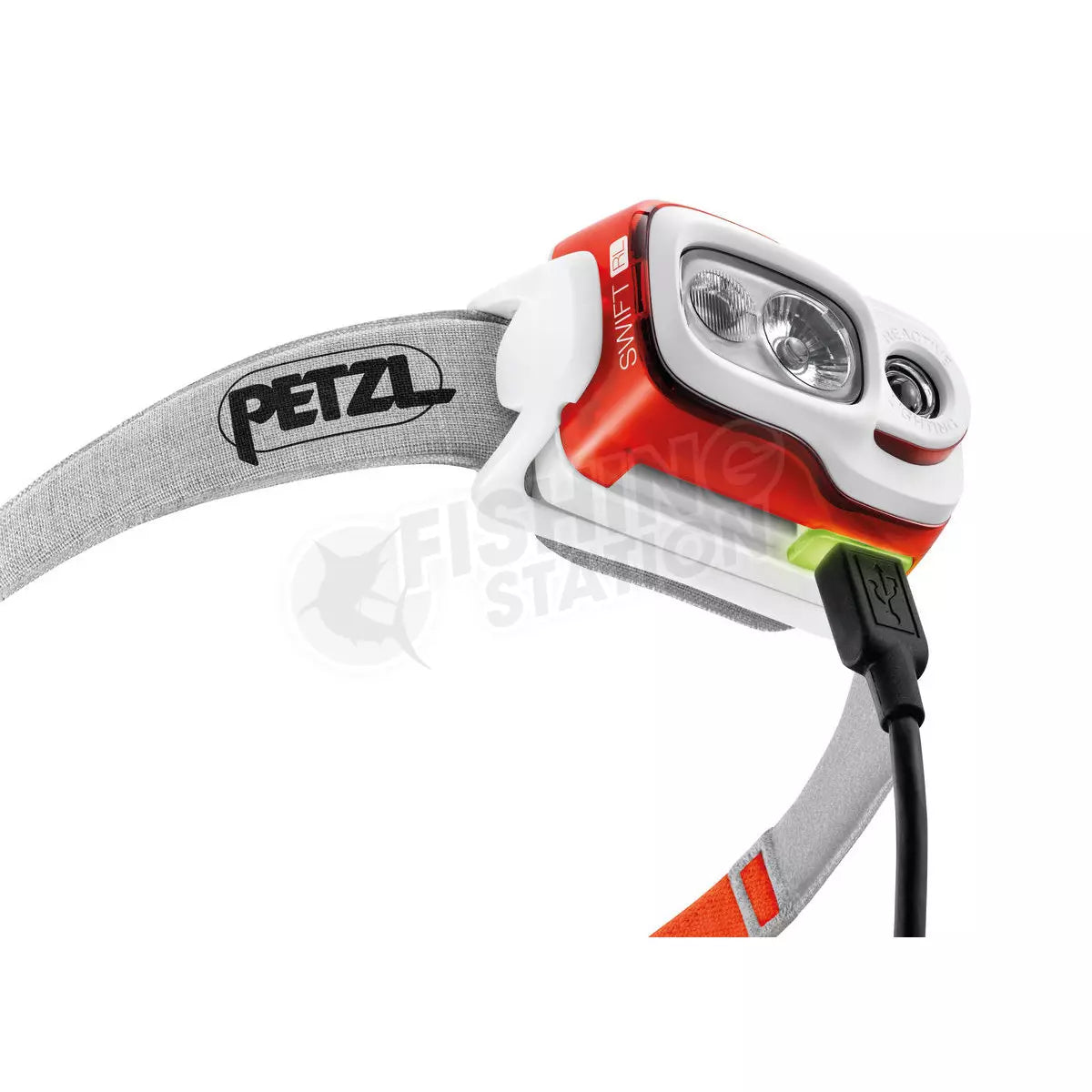 Petzl Swift RL 900 Lumens Headtorch-Torches and Headlamps-Petzl-Black-Fishing Station