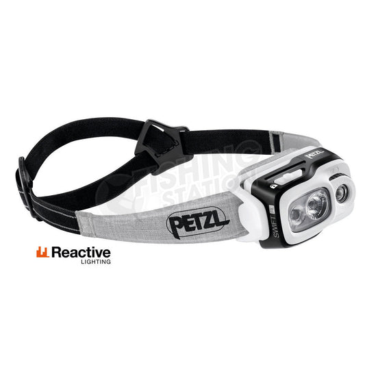 Petzl Swift RL Headtorch-Torches and Headlamps-Petzl-Black-Fishing Station