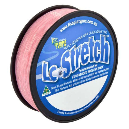 Platypus Lo-Stretch Mono Pink Line-Line - Mono-Platypus-3kg-300m-Fishing Station