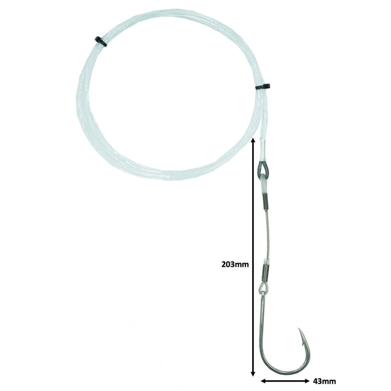 Load image into Gallery viewer, Quick Rig PA&#39;A Trolling Lure Single Hook Rig-Pre-Made Game Rigs-Fishing Station-9/0 400lb-Fishing Station
