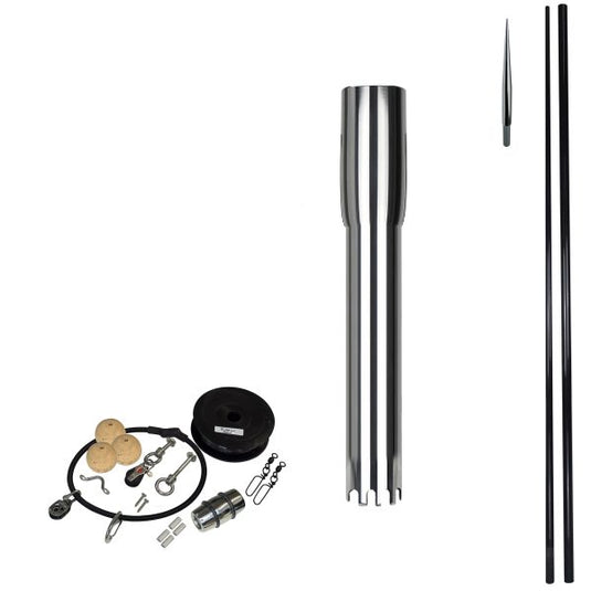 Reelax Drop In Centre Shotgun Rigger with 3.0M Outrigger Pole & Rigging Complete Kit